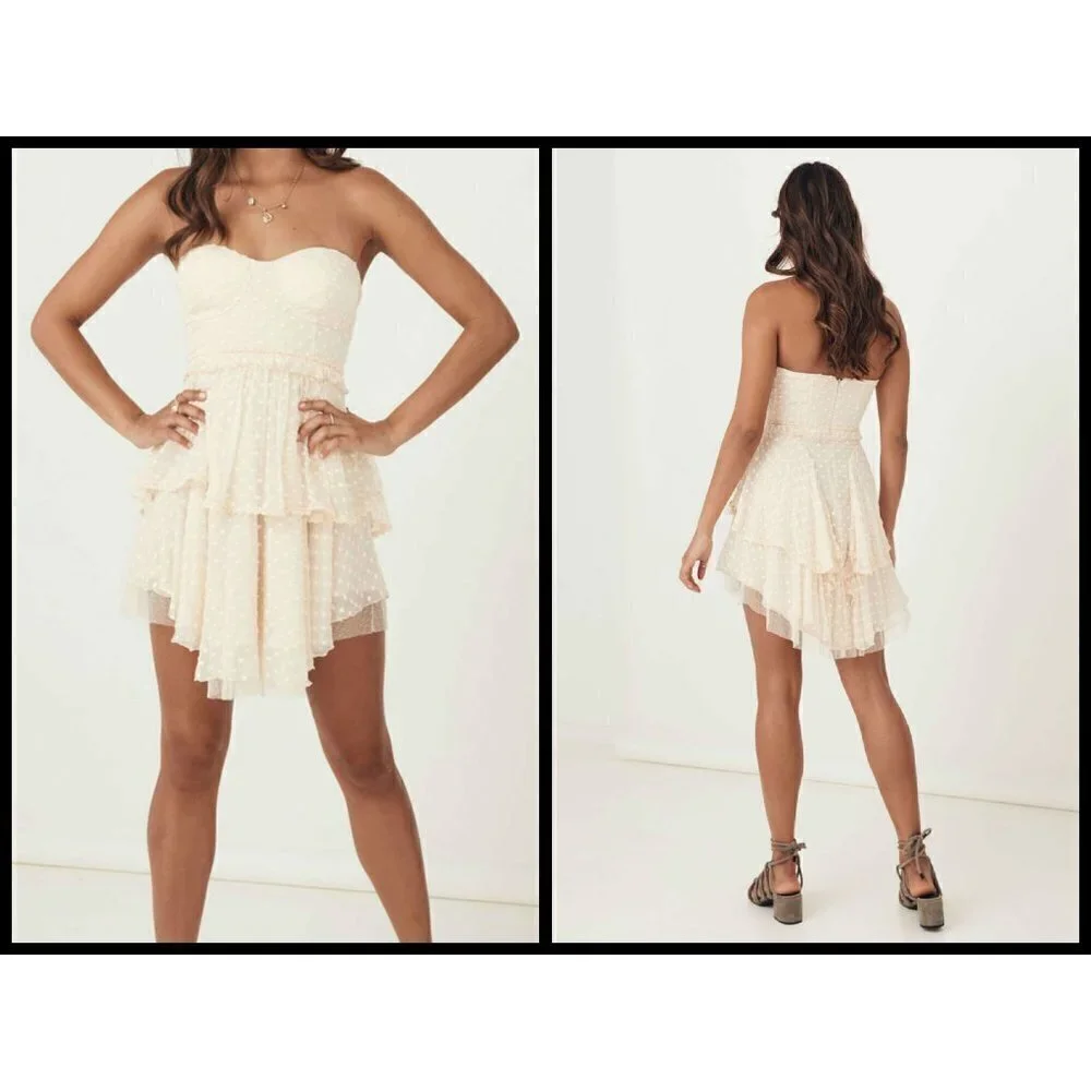 💕FREE PEOPLE X SPELL💕 Mira Bustier RaRa Dress